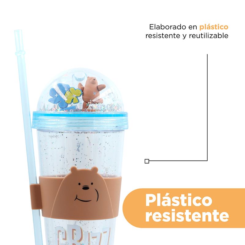 Vaso-Con-Tapa-Y-Popote-We-Bare-Bears-Pardo-Music-Festival-Pl-stico-Transparente-420-ml-Doble-Capa-7-25858