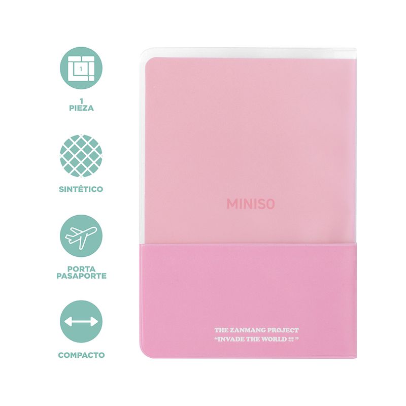 Porta-Pasaporte-Miniso-Zanmang-Loopy-Rosa-4-25862