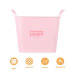 Cesta-De-Almacenamiento-Miniso-Zanmang-Loopy-Pl-stico-Rosa-3-25865