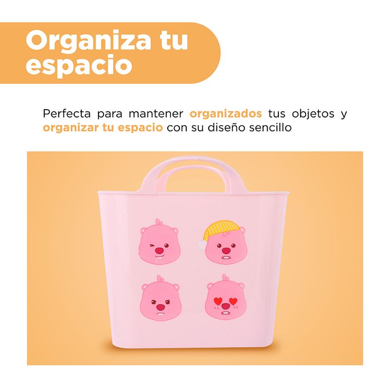 Cesta-De-Almacenamiento-Miniso-Zanmang-Loopy-Pl-stico-Rosa-4-25865