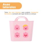 Cesta-De-Almacenamiento-Miniso-Zanmang-Loopy-Pl-stico-Rosa-5-25865