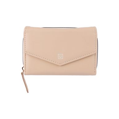 Cartera Para Mujer Miniso Minimalista Sintética Beige