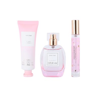 Kit Crema, Loción Y Perfume Para Mujer Miniso Shiny Star 3 Piezas