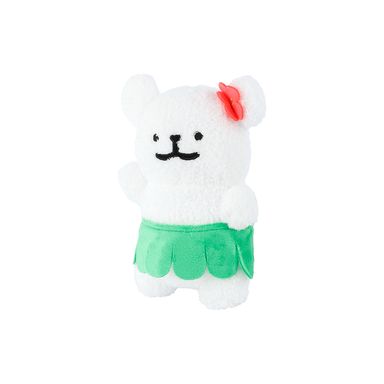 Peluche Miniso Maltes Felpa Blanco Hawaiano