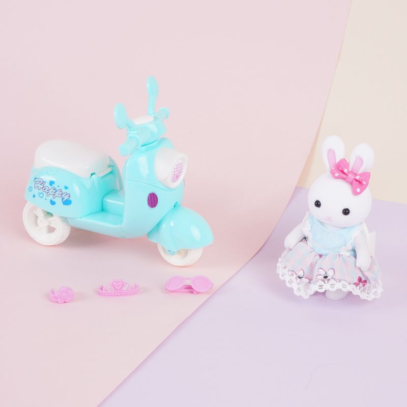 Mu-eca-Conejita-Con-Accesorios-MINISO-Aventuras-En-Motoneta-5-Piezas-3-26146
