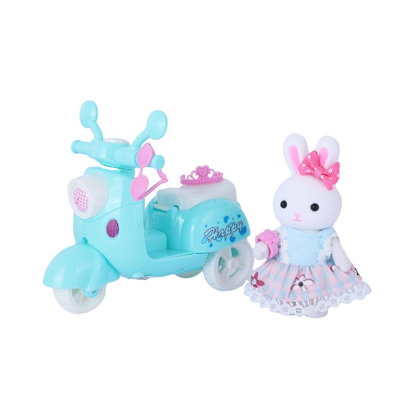 Mu-eca-Conejita-Con-Accesorios-MINISO-Aventuras-En-Motoneta-5-Piezas-1-26146