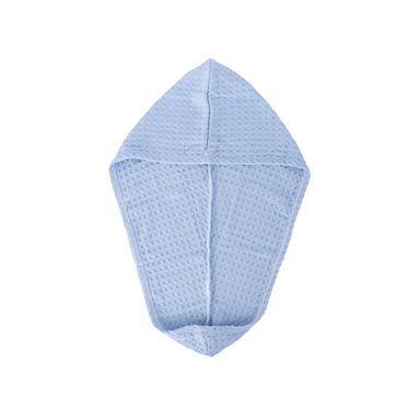 Toalla Para Cabello MINISO 77% Poliéster, 23% Poliamida Azul
