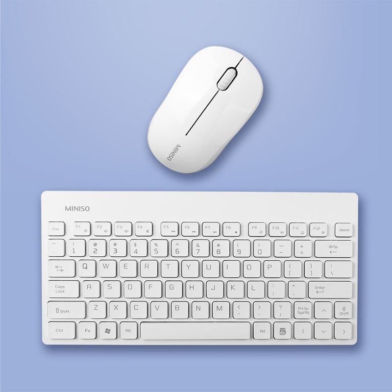 Set-De-Teclado-Y-Raton-Inalambrico-Blanco-Gris-MINISO-4-4165