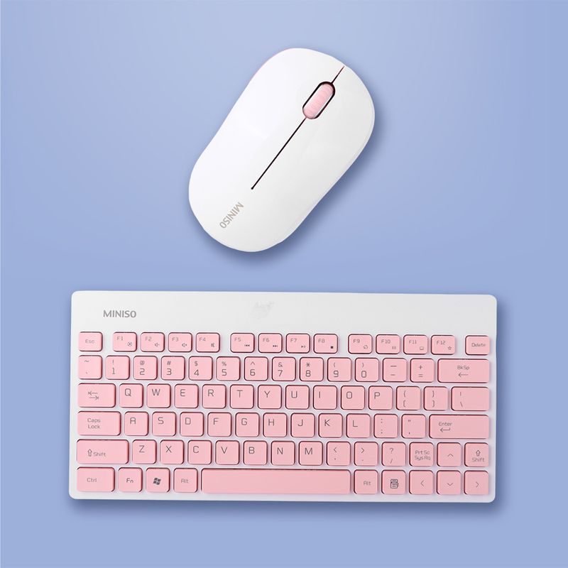 Set-De-Teclado-Y-Raton-Inalambrico-Blanco-Rosa-2-Piezas-4-8988