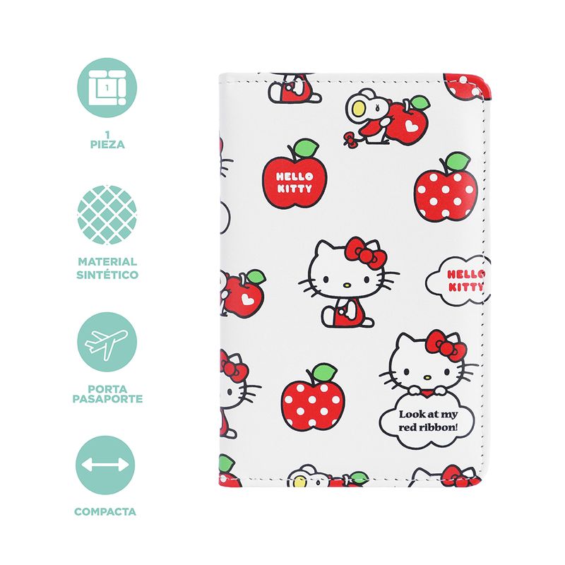 Porta-Pasaporte-SANRIO-Hello-Kitty-Sint-tico-Blanco-3-23988