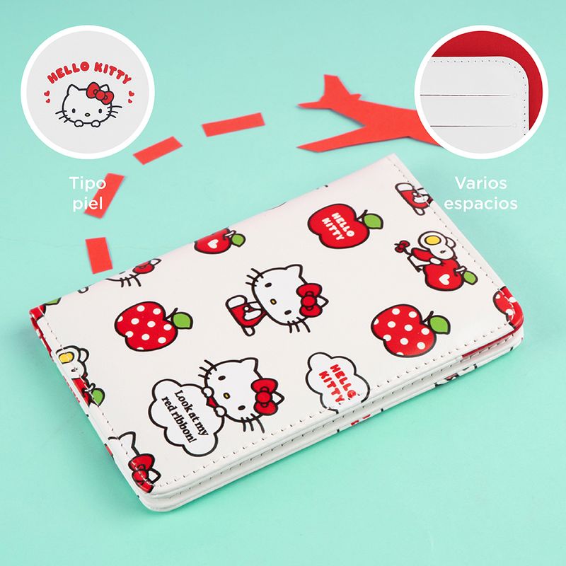Porta-Pasaporte-SANRIO-Hello-Kitty-Sint-tico-Blanco-5-23988