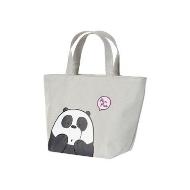 LONCHERA PANDA WBB - GRIS - 27.5*19*17 CM - WE BARE BEARS WBB