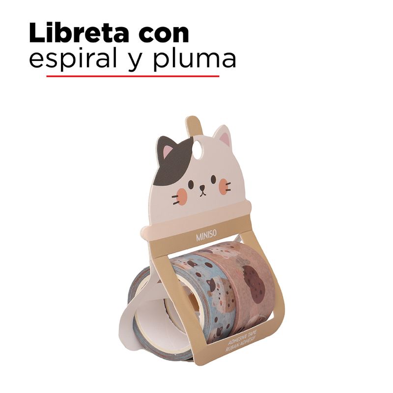 Paquete-De-Cintas-Adhesivas-Gato-Papel-Washi-MINISO-3-9797