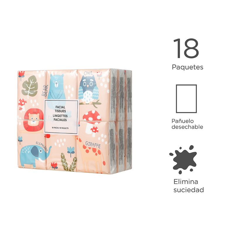 Paquete-de-Pa-uelos-Desechables-FOREST-FAMILY-chico-Miniso-18-Piezas-Paquete-De-Pa-uelos-Desechables-Miniso-Animales-18-Piezas-3-13804