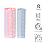 Set-Rodillos-Para-Cabello-Autoadherentes-Pl-stico-Rosas-Azules-3-11514