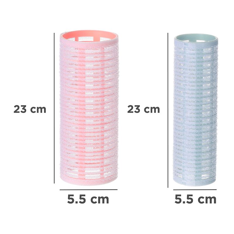 Set-Rodillos-Para-Cabello-Autoadherentes-Pl-stico-Rosas-Azules-6-11514