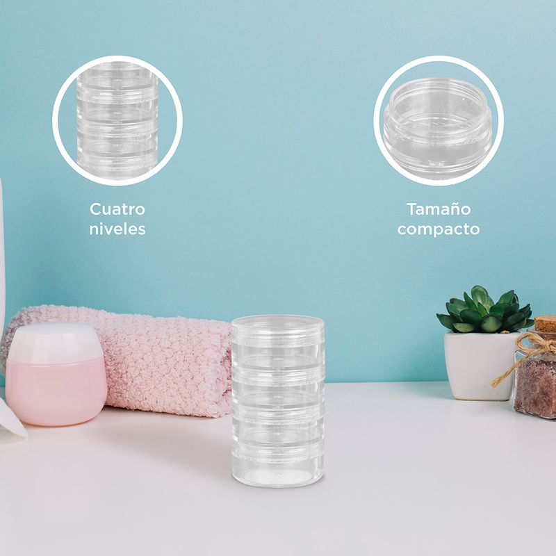 Frasco-Para-Viaje-De-Cuatro-Niveles-Transparente-40G-Miniso-4-Piezas-5-14984