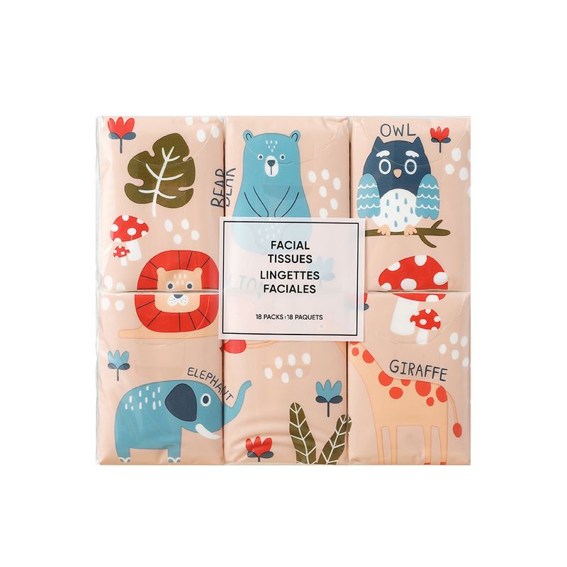 Paquete-de-Pa-uelos-Desechables-FOREST-FAMILY-chico-Miniso-18-Piezas-Paquete-De-Pa-uelos-Desechables-Miniso-Animales-18-Piezas-1-13804