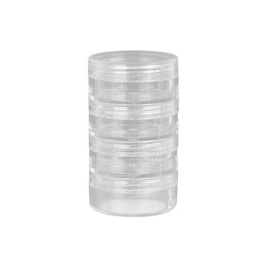 Frasco Para Viaje De Cuatro Niveles Transparente 40G Miniso 4 Piezas