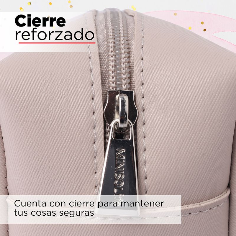 Cosmetiquera-De-Color-Solido-Albaricoque-MINISO-6-9902