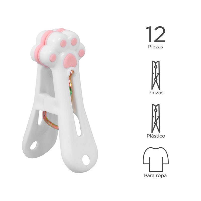 Set-Pinzas-Para-Ropa-Miniso-Garritas-De-Gato-Sint-ticas-Blancas-12-Piezas-3-15639