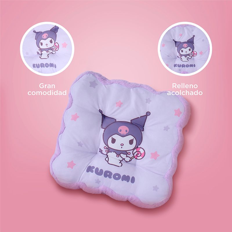 Coj-n-Para-Asiento-Sanrio-Kuromi-Capitoneado-Textil-Morado-40x40-cm-5-26699