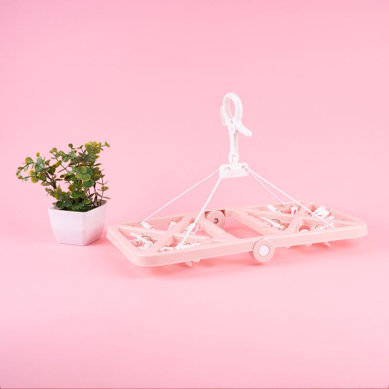 Colgante-Para-Ropa-Minimalista-Sint-tico-Rosa-32x34-cm-24-Pinzas-3-27237