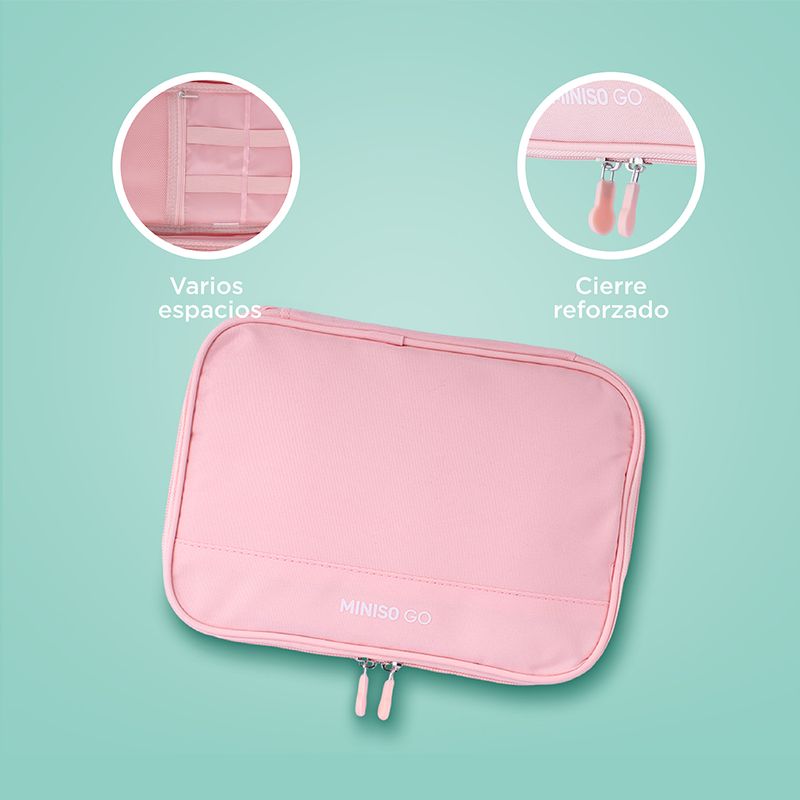 Neceser-De-Viaje-Miniso-Go-Textil-Rosa-24x17x4-cm-5-27289