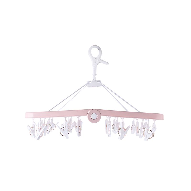 Colgante-Para-Ropa-Minimalista-Sint-tico-Rosa-32x34-cm-24-Pinzas-1-27237