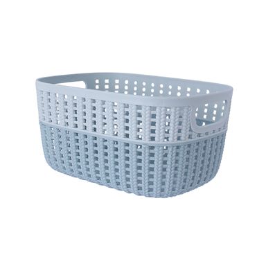 Cesta De Almacenamiento Minimalista Plástico Azul 19x11 cm