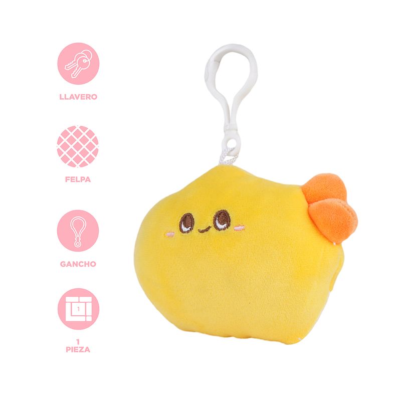 Llavero-Happy-Foods-Felpa-Amarillo-9-cm-3-26686
