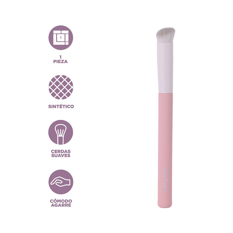 Brocha-De-Maquillaje-Para-Corrector-Peach-Pink-Sint-tica-Rosa-3-26692
