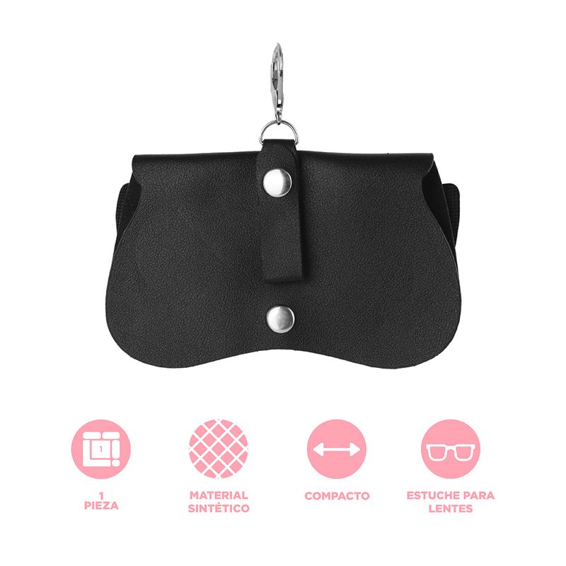 Funda-Para-Lentes-Gatito-Sint-tica-Negra-16x8-7-cm-3-26832