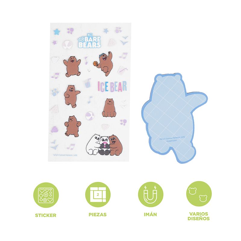 Plantilla-De-Stickers-We-Bare-Bears-Pardo-Magn-ticos-Multicolor-3-26964