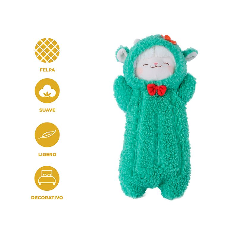 Peluche-Corderito-Con-Su-ter-Tejido-Felpa-Verde-14x33-cm-3-27040