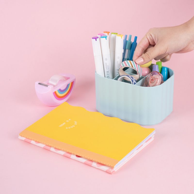 Organizador-De-Escritorio-Con-Secciones-Minimalista-Pl-stico-Verde-Aqua-14x10-cm-2-27243