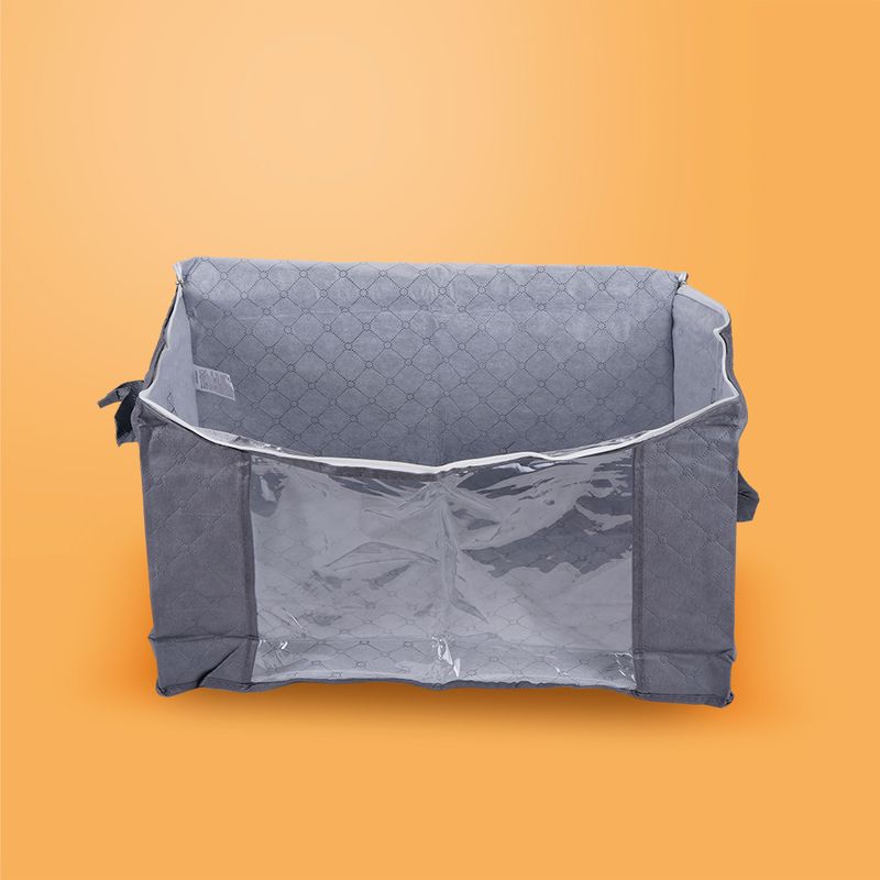 Bolsa-De-Almacenamiento-Plegable-Sint-tica-Gris-60x35x40-cm-2-27248