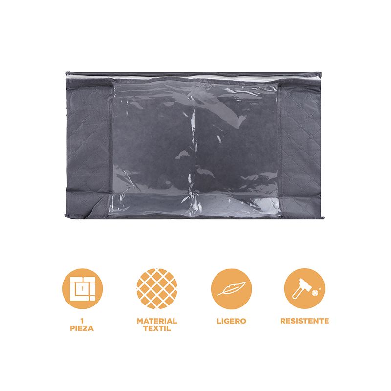 Bolsa-De-Almacenamiento-Plegable-Sint-tica-Gris-60x35x40-cm-3-27248