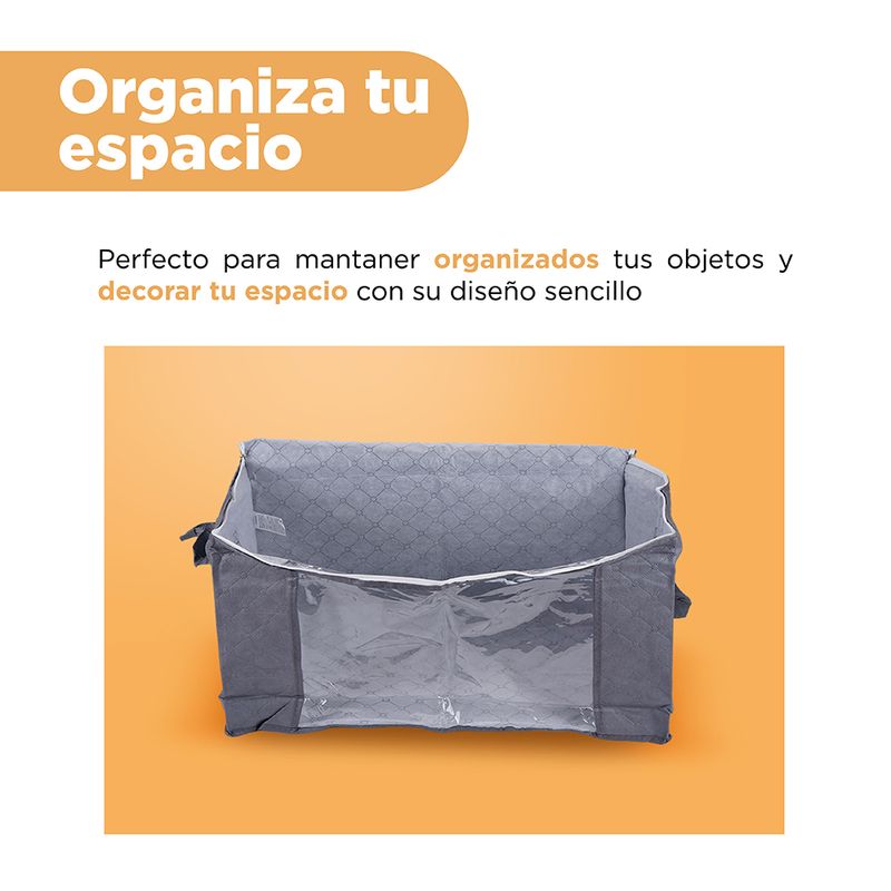Bolsa-De-Almacenamiento-Plegable-Sint-tica-Gris-60x35x40-cm-4-27248