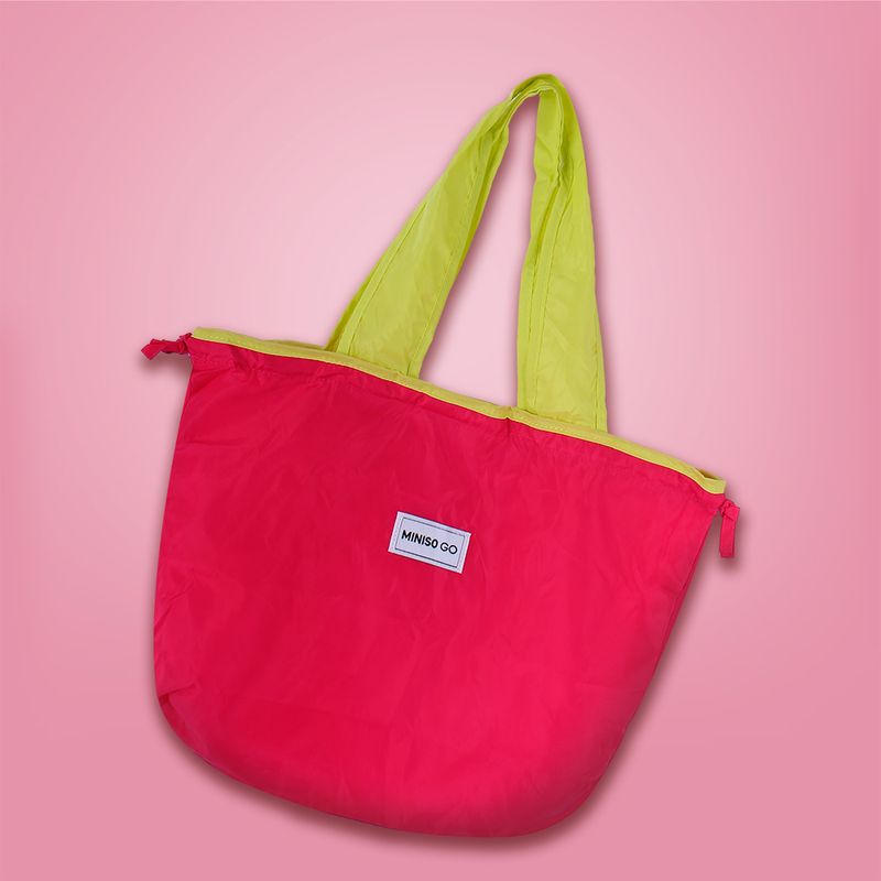 Bolsa-De-Viaje-Miniso-Go-100-Poli-ster-Rosa-44x30-cm-Plegable-2-27288