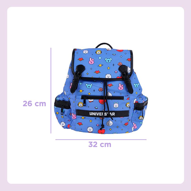 Mochila-BT21-Multiestampado-Textil-Azul-12x26x15-cm-5-27445