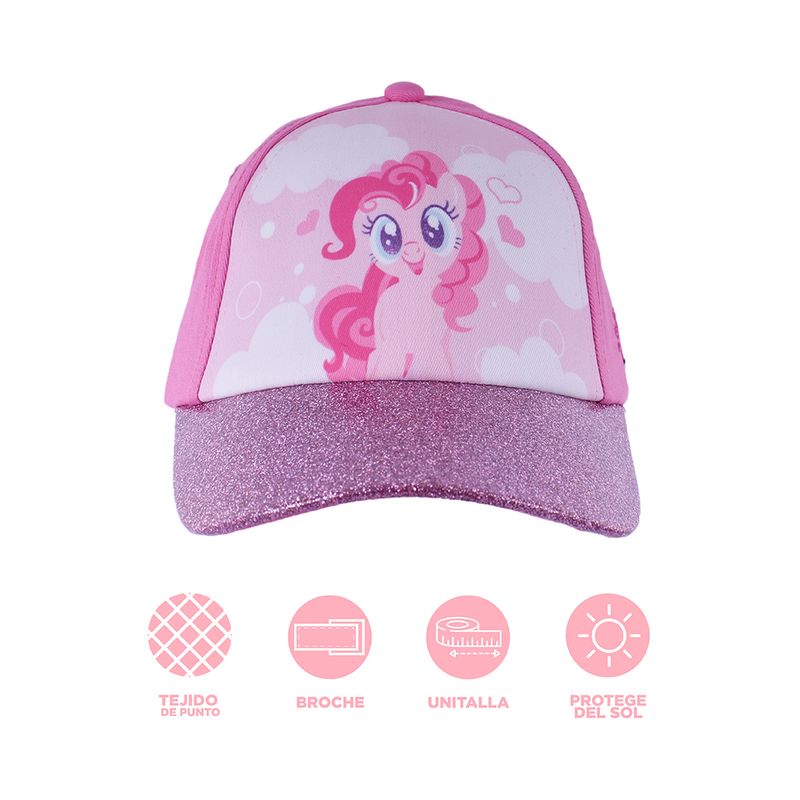 Gorra-My-Little-Pony-Pinkie-Pie-Infantil-100-Poli-ster-Rosa-Unitalla-52-cm-3-27540