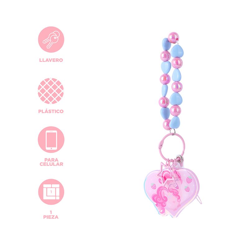 Accesorio-Decorativo-Para-Celular-My-Little-Pony-Pinkie-Pie-Sint-tico-Rosa-19-cm-3-27541
