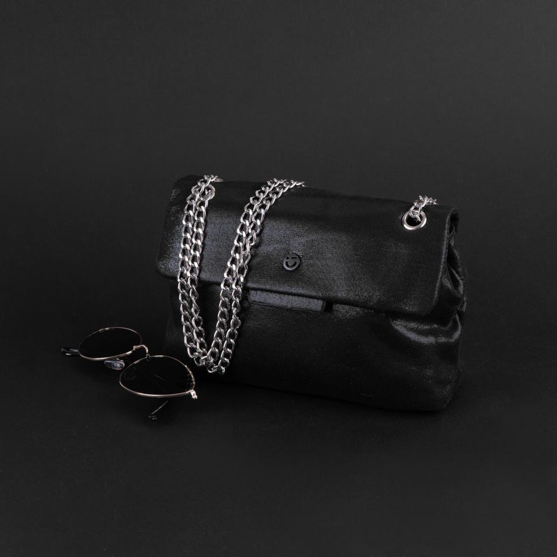 Bolso-Crossbody-Dise-o-Metalizado-100-Poli-ster-Negro-20x15x7-cm-3-27577