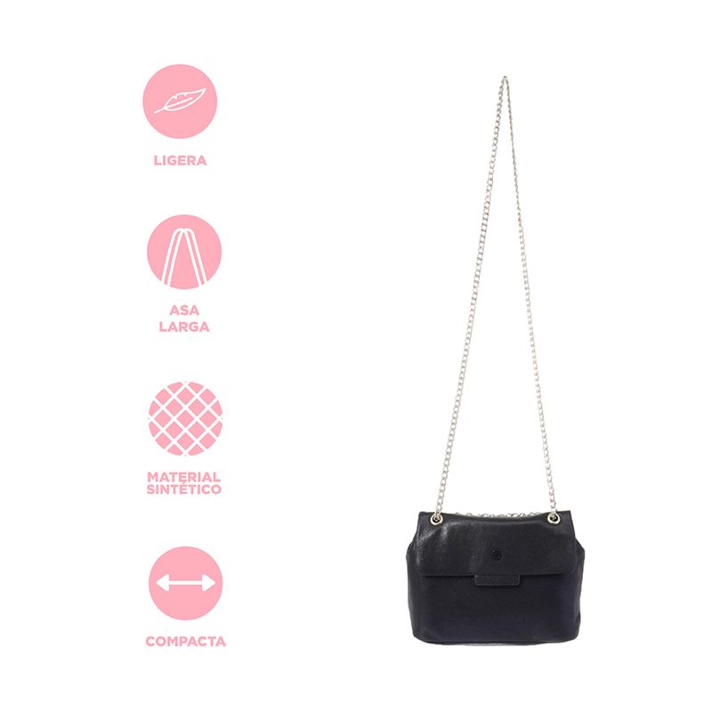 Bolso-Crossbody-Dise-o-Metalizado-100-Poli-ster-Negro-20x15x7-cm-4-27577