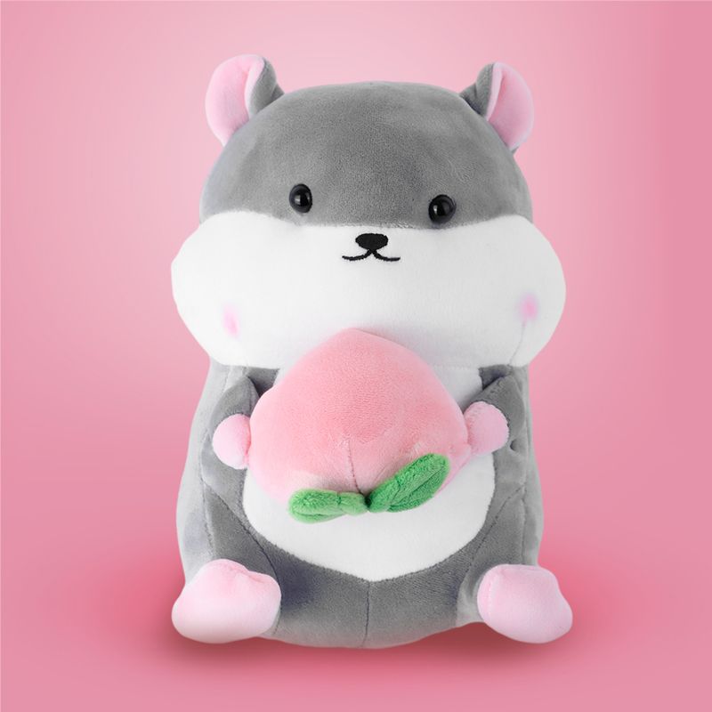 Peluche-H-mster-Con-Melocot-n-Felpa-18x25-cm-2-27634