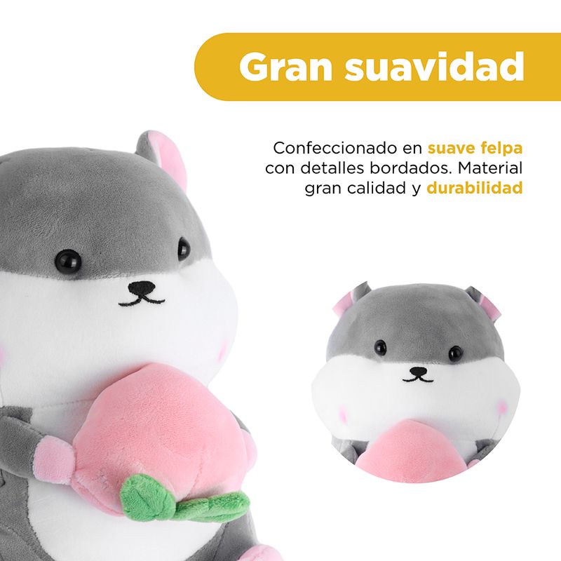 Peluche-H-mster-Con-Melocot-n-Felpa-18x25-cm-4-27634