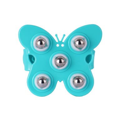 Masajeador Corporal Diseño De Mariposa Sintético Menta Portátil