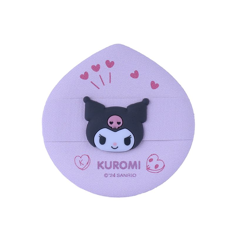Esponja-De-Maquillaje-Con-Estuche-Sanrio-Kuromi-Tipo-Puff-Rosa-1-26726