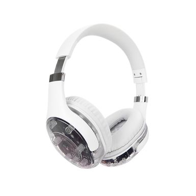 Audífonos De Diadema Inalámbricos Gamer Sintéticos Blancos